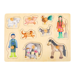 Puzzel boerderij het plattelandsleven
