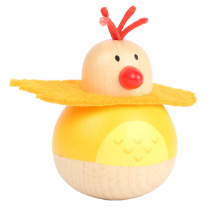 Houten Rolypoly kip
