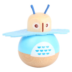 Houten Rolypoly uil