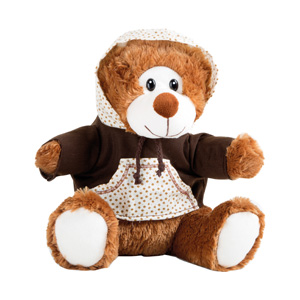 Teddybeer met hoodie