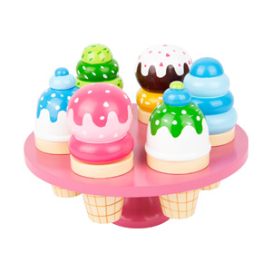 wafel ijsjes met display