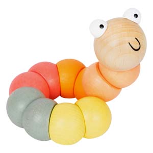 Oranje flexibele rups