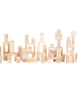 Houten bouwblokken 100 stuks