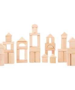 Houten bouwblokken 50 stuks